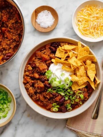 Slow Cooker Turkey Chili Recipe