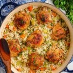 One Pan Chicken and Rice Bake Recipe