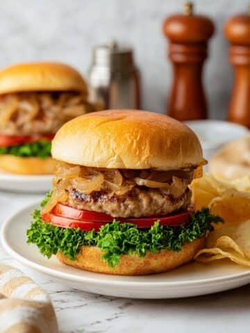 Blue Cheese Turkey Burgers Recipe
