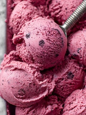 3 Ingredient Blueberry Frozen Yogurt Recipe