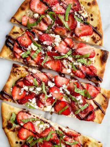 Balsamic Strawberry Flatbread Recipe