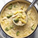 Chicken Alfredo Soup with Broccoli Recipe
