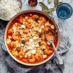 Shrimp Saganaki (Prawn Saganaki) Recipe