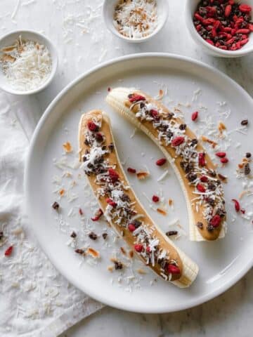 Quick & Healthy Banana Boats Recipe