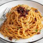 Caramelized Onion Pasta with Chili Oil Recipe