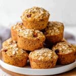 3 Ingredient Banana Oatmeal Muffins Recipe