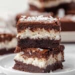 Coconut Stuffed Brownies Recipe