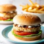 Fish Burgers with Old Bay Seasoning and Tartar Sauce Recipe