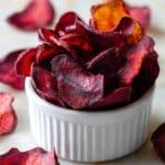 Oven Baked Beet Chips Recipe