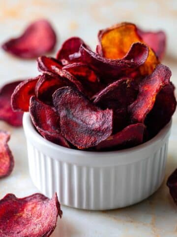 Oven Baked Beet Chips Recipe
