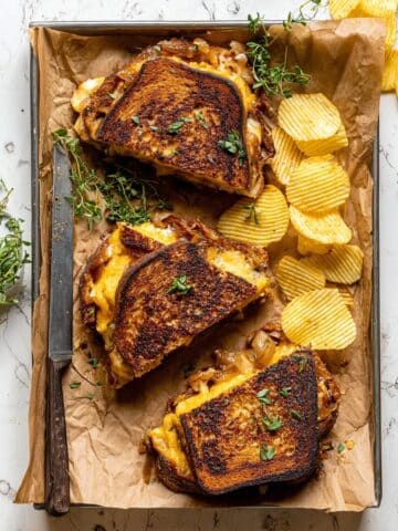 Baked BBQ Chicken Grilled Cheese (Dairy-Free) Recipe