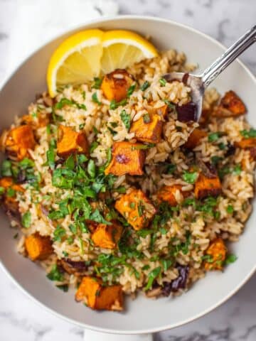 Sweet Potato Rice Pilaf Recipe
