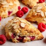 Raspberry Almond Scones Recipe