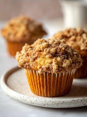 Vegan Banana Muffins with Optional Crunchy Crumb Topping Recipe