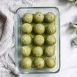 No Bake Matcha Cookie Dough Energy Bites Recipe