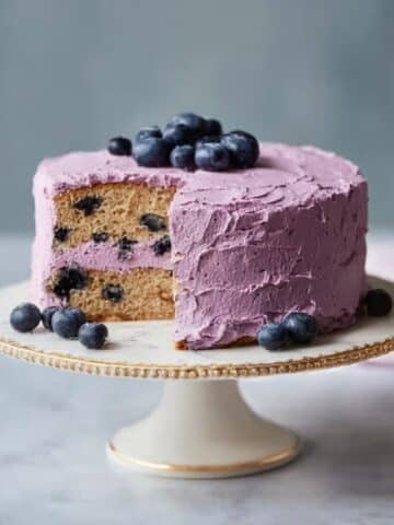 Blueberry Smash Cake (First Birthday Cake) Recipe