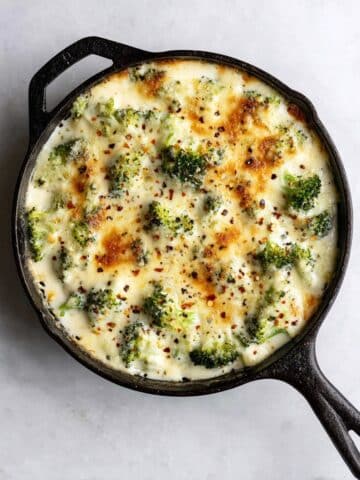 Cheesy Baked Broccoli Gnocchi Recipe