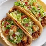 Chicken Caesar Smash Tacos Recipe