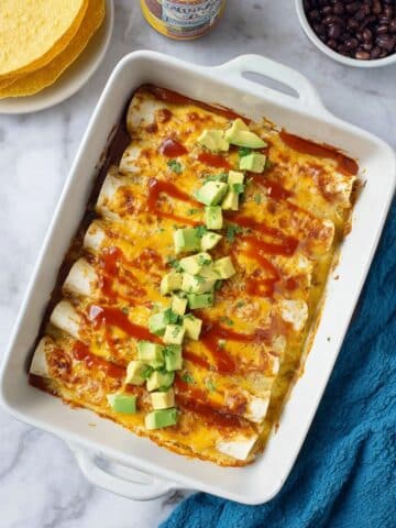 5 Ingredient Black Bean Enchiladas Recipe