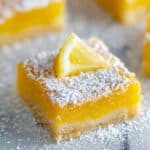 Homemade Lemon Bars Recipe