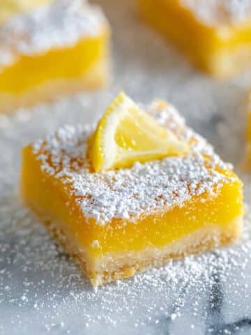 Homemade Lemon Bars Recipe