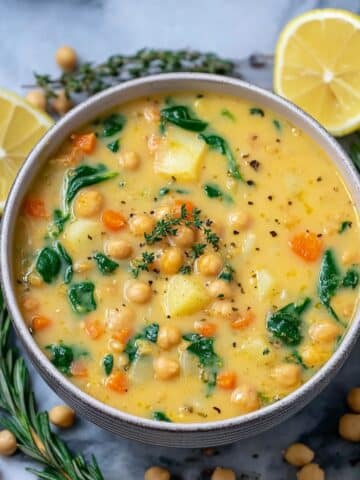 Chickpea Potato Soup Recipe