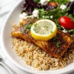 Air Fryer Spiced Halibut Fillets Recipe