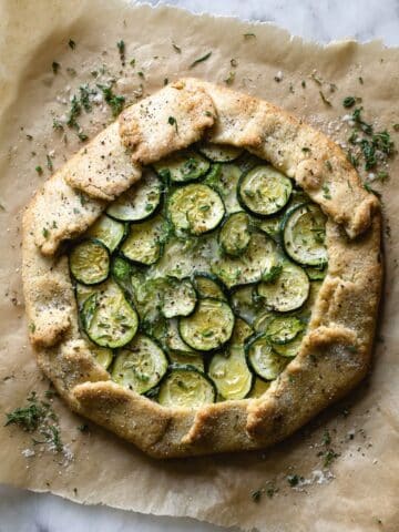 Zucchini Ricotta Galette Recipe
