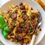 Creamy Mushroom Ragu with Pasta Recipe