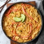 Thai Curry Noodles with Chicken in a Crazy Good Sauce Recipe