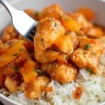 Mango Chicken with Coconut Milk Rice Recipe
