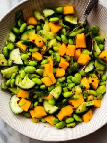 Mango Cucumber Salad with Edamame Recipe