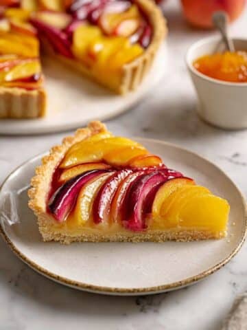 Vegan Peach Tart Recipe
