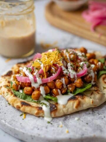BBQ Ranch Chickpea Pitas Recipe