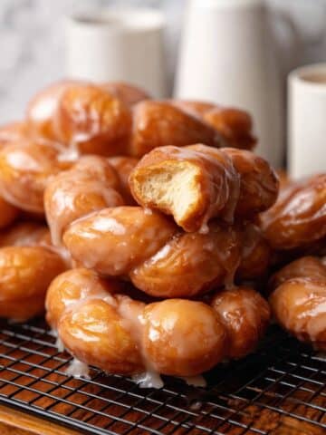 Maple Twist Doughnuts with Maple Glaze Recipe