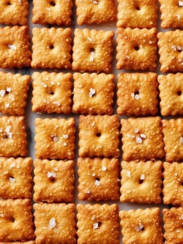 The Best Homemade Cheez-Its Recipe (Crispy Cheddar Crackers) Recipe