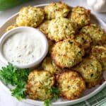 Cheesy Zucchini Garlic Bites Recipe