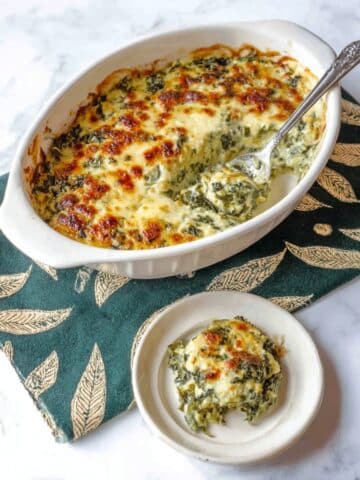 Keto Broccoli and Spinach Casserole Recipe