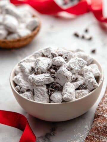 Salted Caramel Puppy Chow Snack Mix Recipe