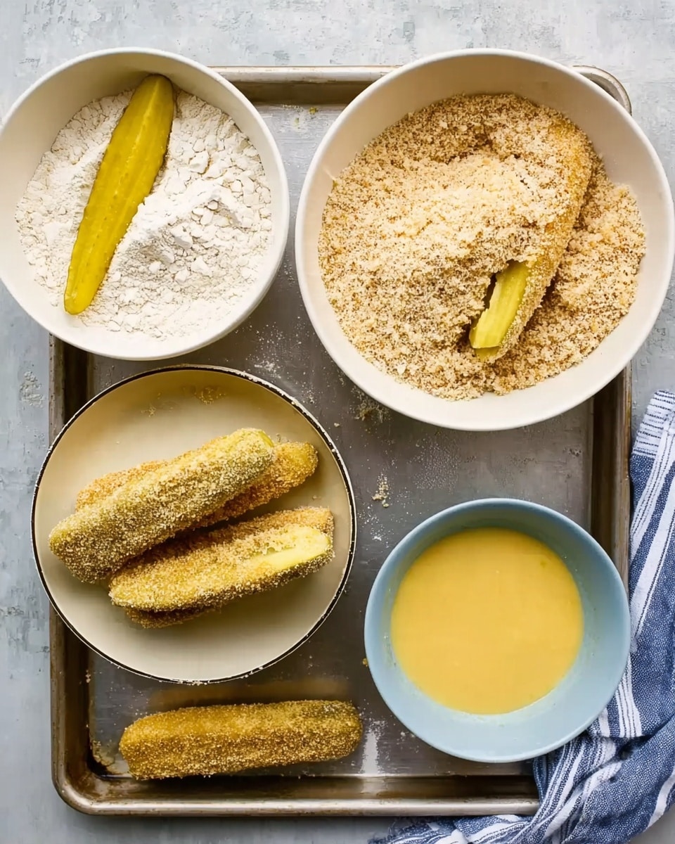 Crispy Air Fryer Dill Pickles Recipe - Recipe Image