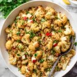 Roasted Curried Cauliflower Quinoa Salad Recipe