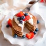 Veggie-Loaded Chocolate Pancakes (Gluten-Free) Recipe