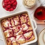 Raspberry Cottage Cheese Baked Oatmeal Recipe