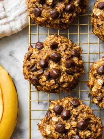 Peanut Butter Banana Oatmeal Cookies Recipe
