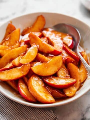 Air Fryer Cinnamon Sugar Apples Recipe