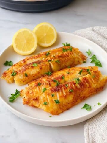 Air Fryer Cod with Lemon and Herbs Recipe