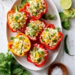 Coconut Rice Stuffed Peppers Recipe