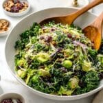 Simple Kale and Brussels Sprout Salad Recipe