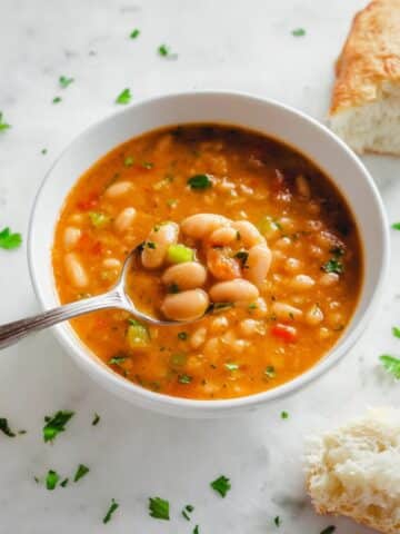 Fasolatha - White Bean and Tomato Soup Recipe