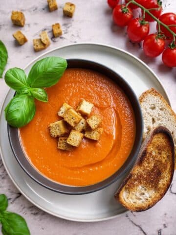 Tomato Tofu Soup Recipe